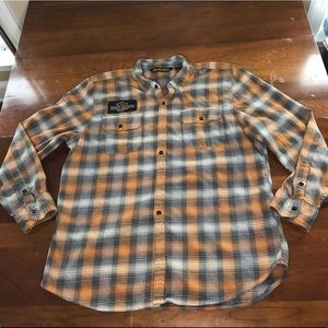Harley-Davidson long sleeve flannel shirt